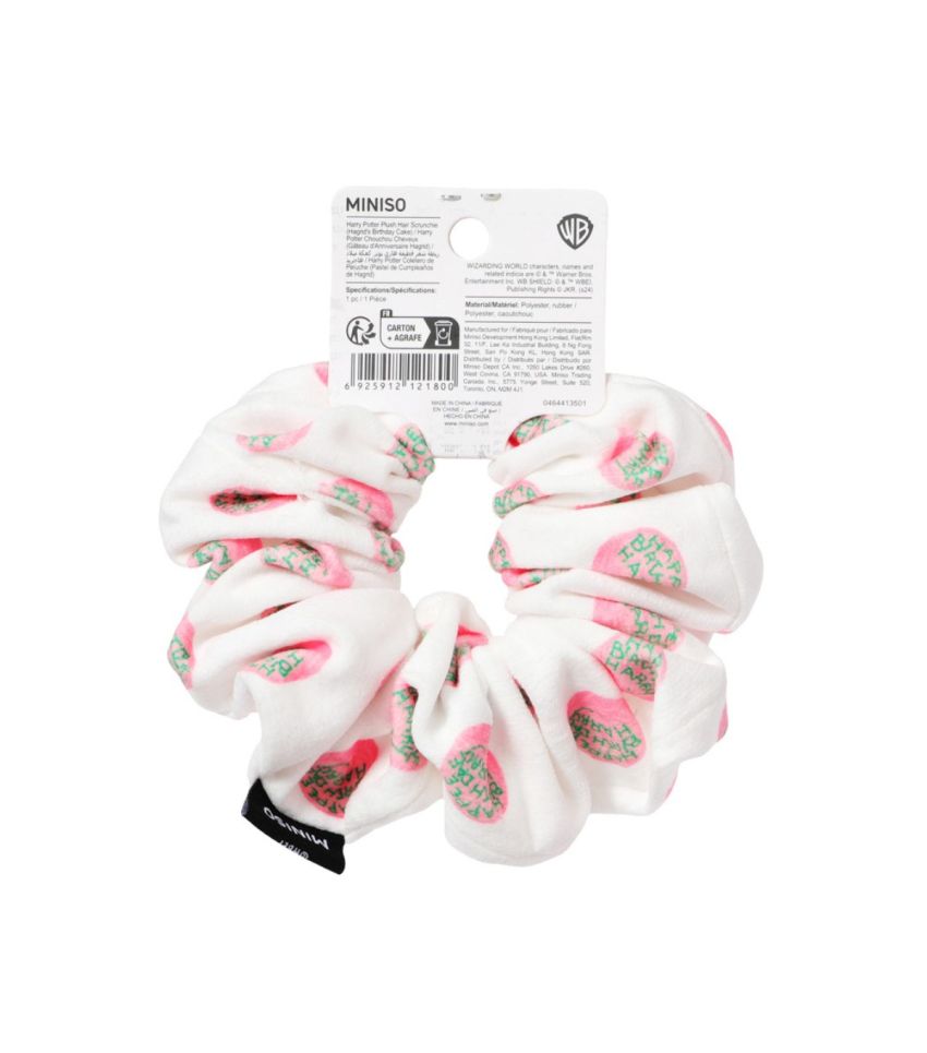 Harry Potter Hagrid's Birthday Cake Plush Hair Scrunchie