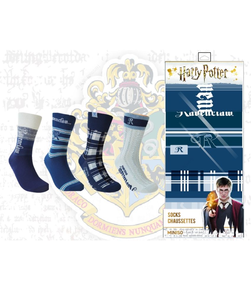 Harry Potter Ravenclaw 4 Pairs Crew Socks in Box
