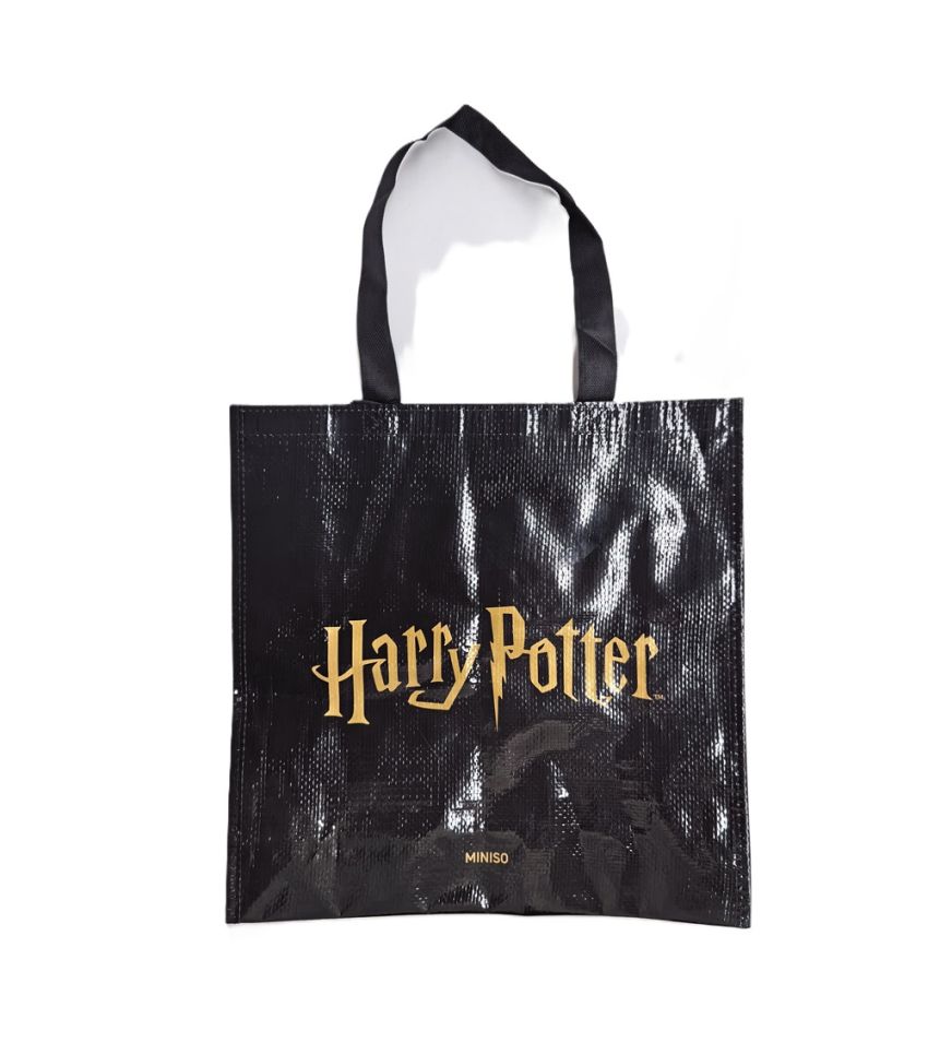 Harry Potter Black & Gold Shopping Bag