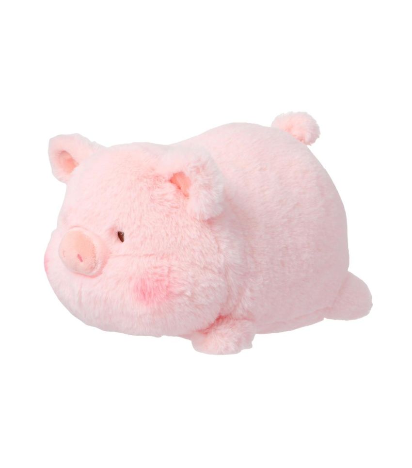 LuLu the Piggy Collection 10 Inch Lying Plush Soft Toy