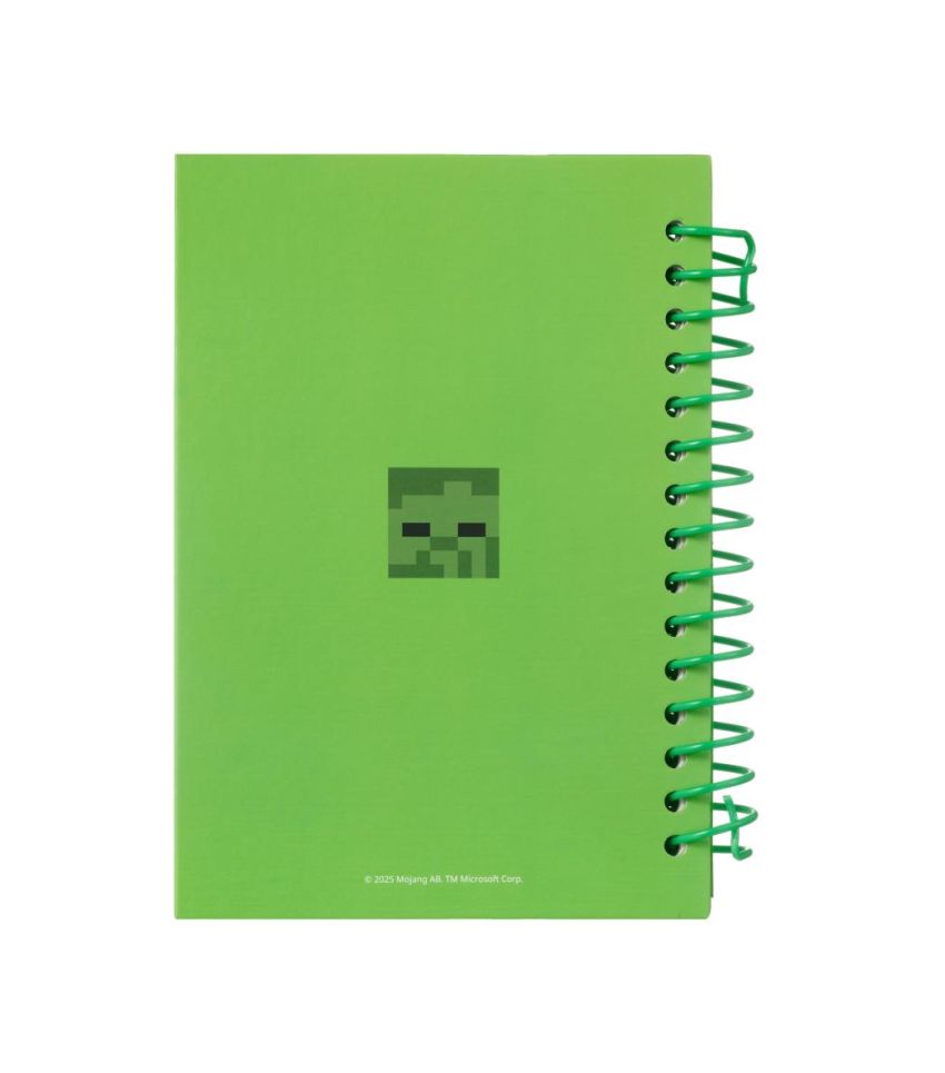 Minecraft Holes Wire Bound Notebook 80 Sheets