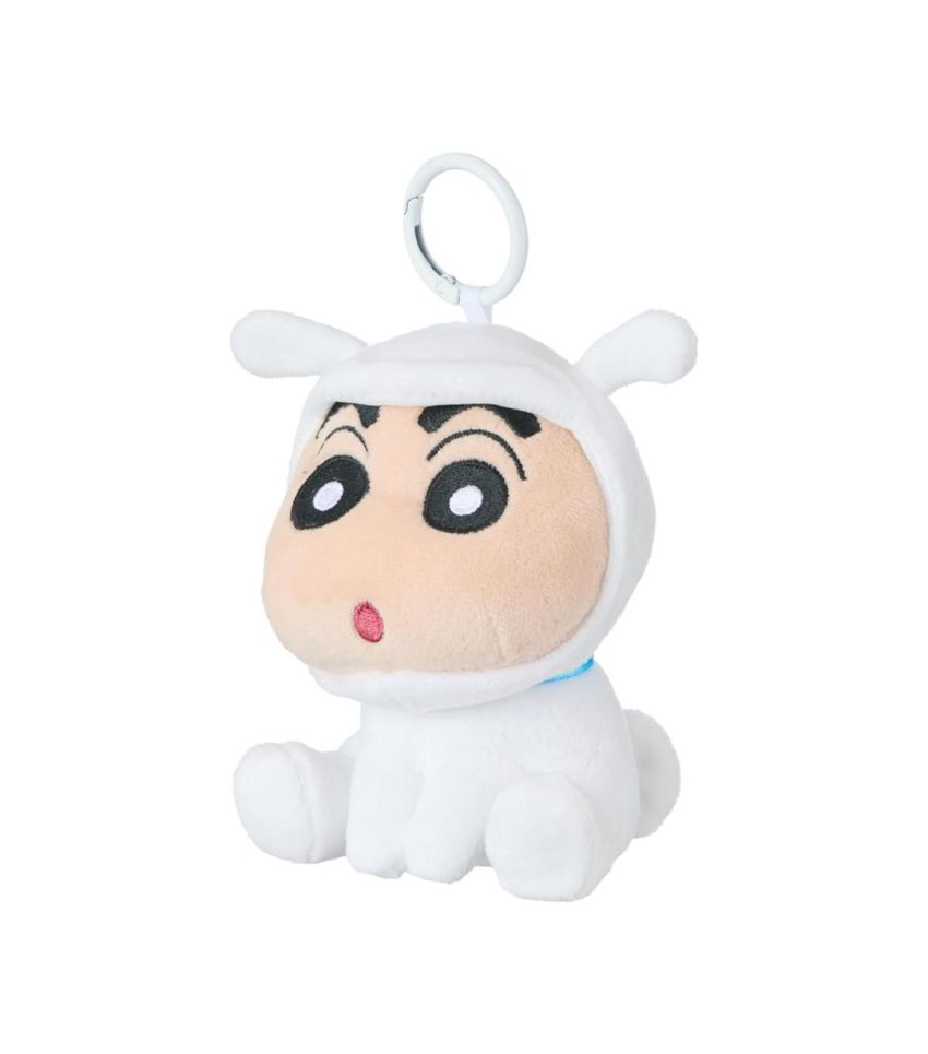 Crayon Shinchan Shinnosuke Super Shiro Costume Plush Soft Toy Pendant