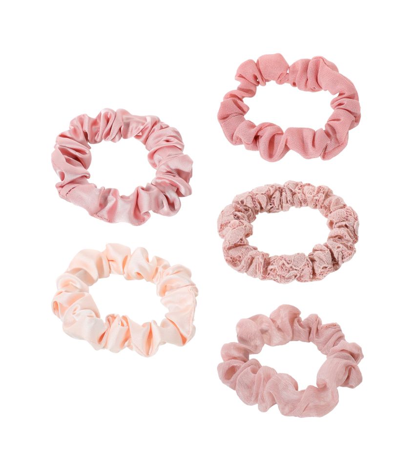 MINISO Pink Hair Tie Pack Of 5