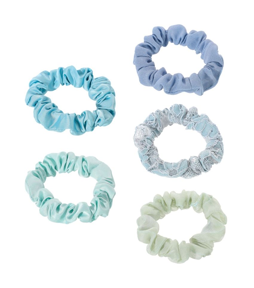 MINISO Blue Hair Ties Pack Of 5