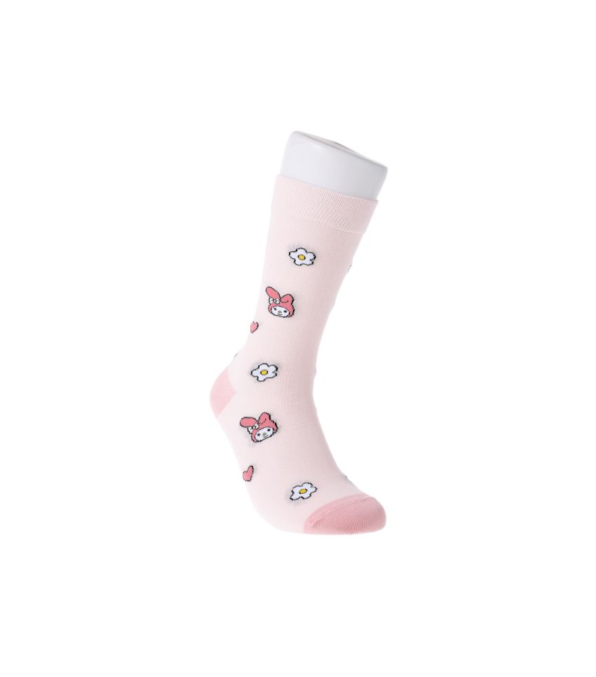 Sanrio My Melody Full Print Crew Socks UK Size 4-6.5