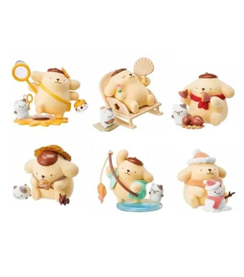 Sanrio Hello Kitty & Friends Pompompurin Childhood Four Season Surprise Blind Box
