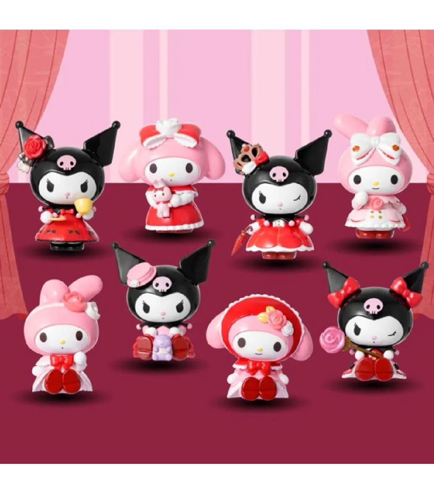 Sanrio Hello Kitty & Friends My Melody & Kuromi Rose and Earl Series Figurine Blind Box 