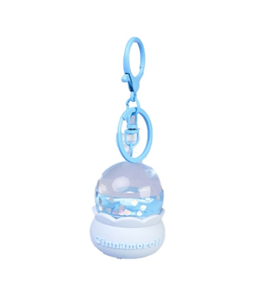 Sanrio Hello Kitty & Friends Cinnamoroll Crystal Ball Liquid Keychain