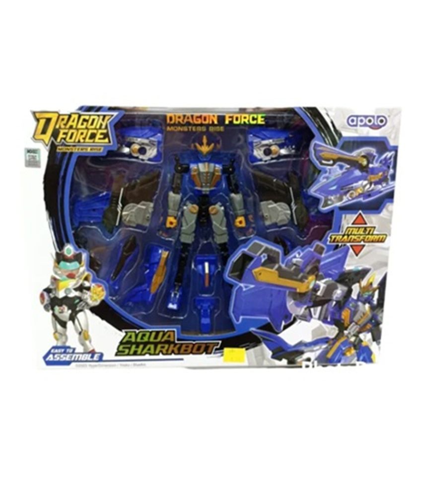 Dragon Force 3 Aqua Sharkbot Transform Action Figure