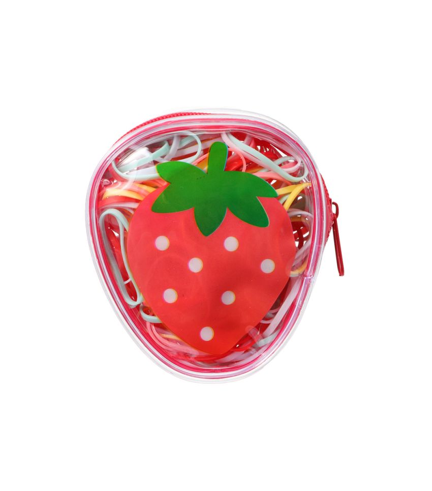 200 Disposable Hair Ties In Fruit Storage Bag
