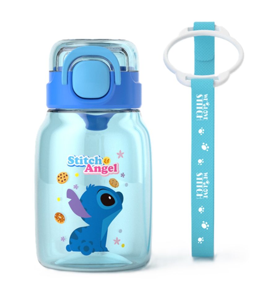 Disney Lilo & Stitch Collection Kids' Tritan Bottle & Shoulder Strap 600ml