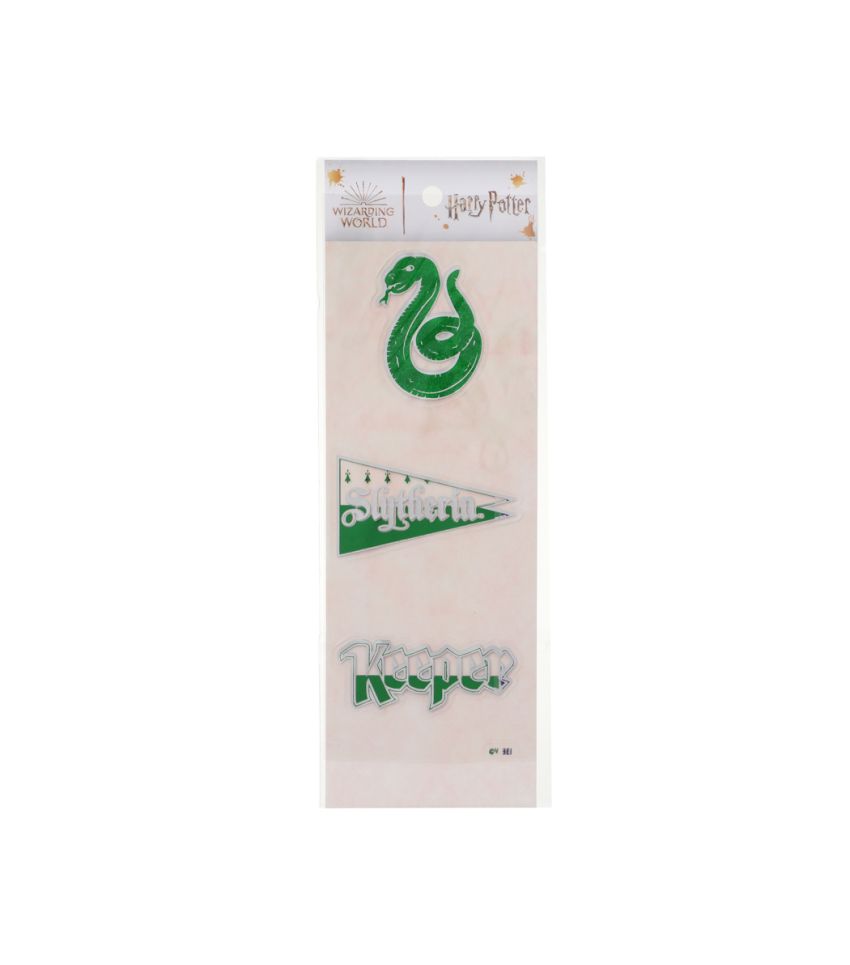 Harry Potter Slytherin Metal Sticker Set