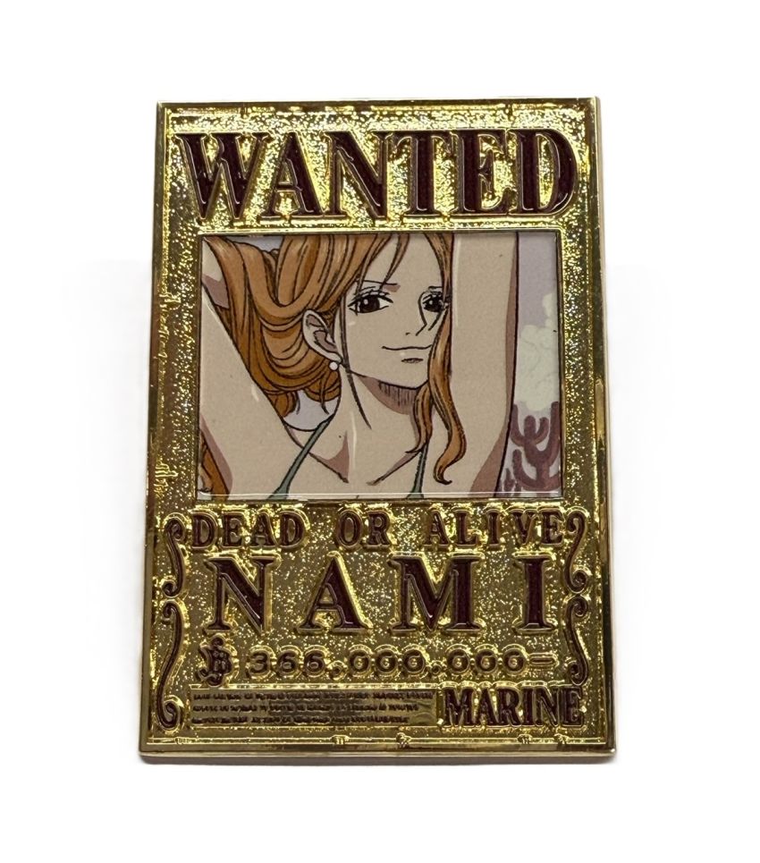 One Piece Classic Collection Nami Wanted Poster Metal Fridge Magnet
