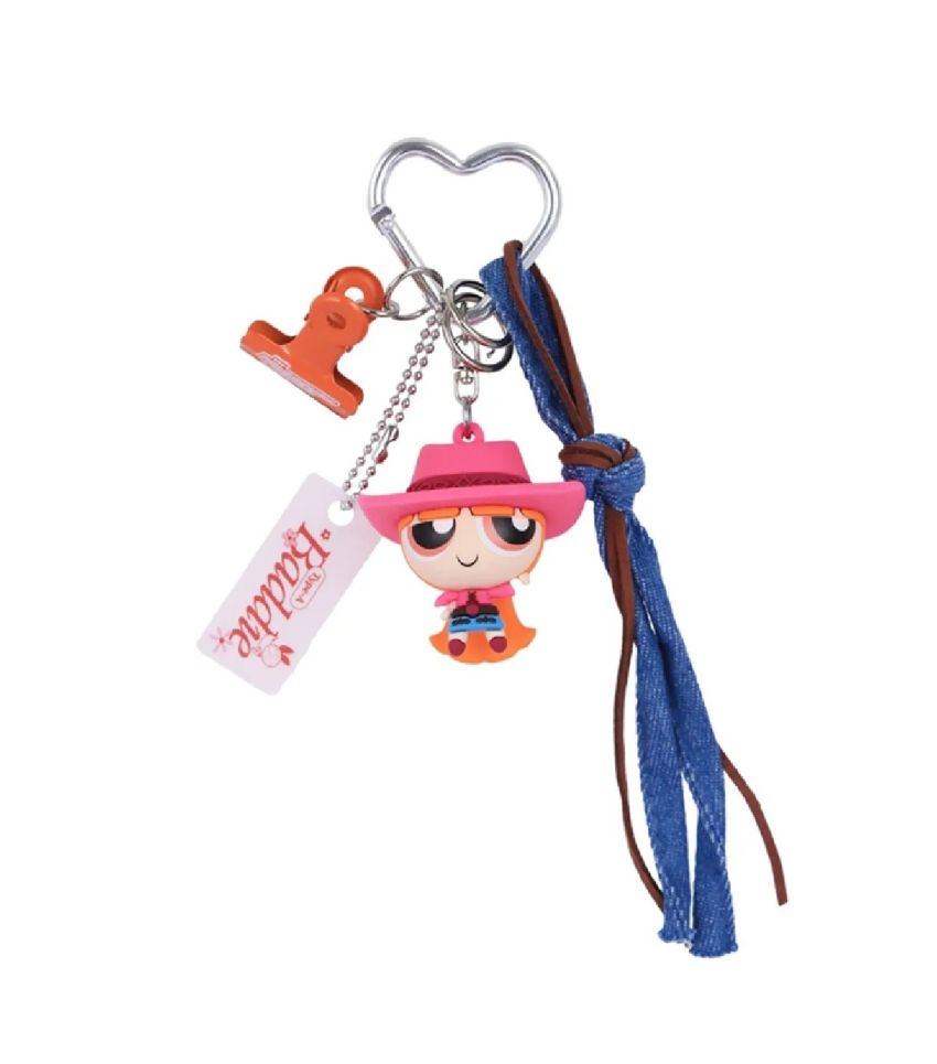 The Powerpuff Girls Blossom Cowgirl 3D Keychain