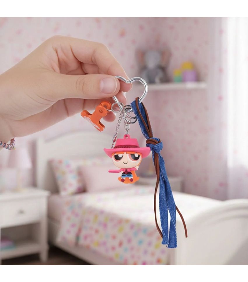 The Powerpuff Girls Blossom Cowgirl 3D Keychain