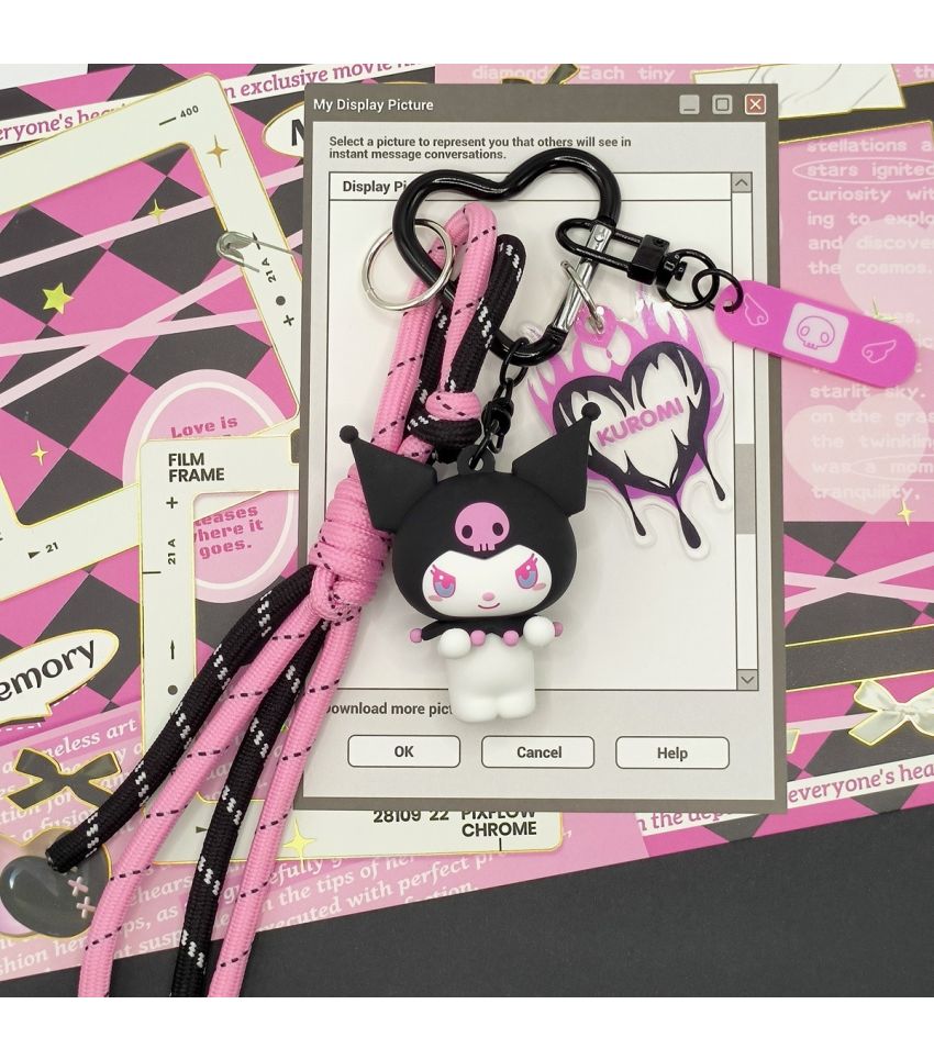 Sanrio Hello Kitty & Friends Kuromi Magic Party Collection Flame Keychain