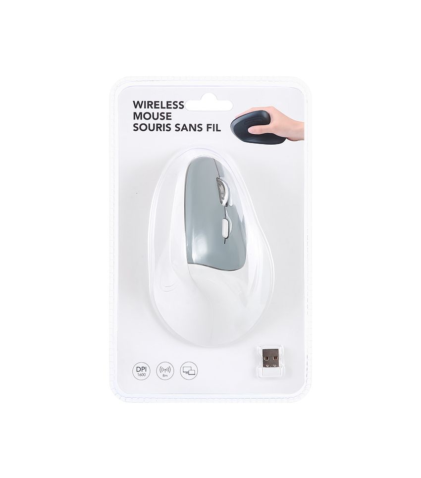 MINISO Ergonomic White Wireless Mouse