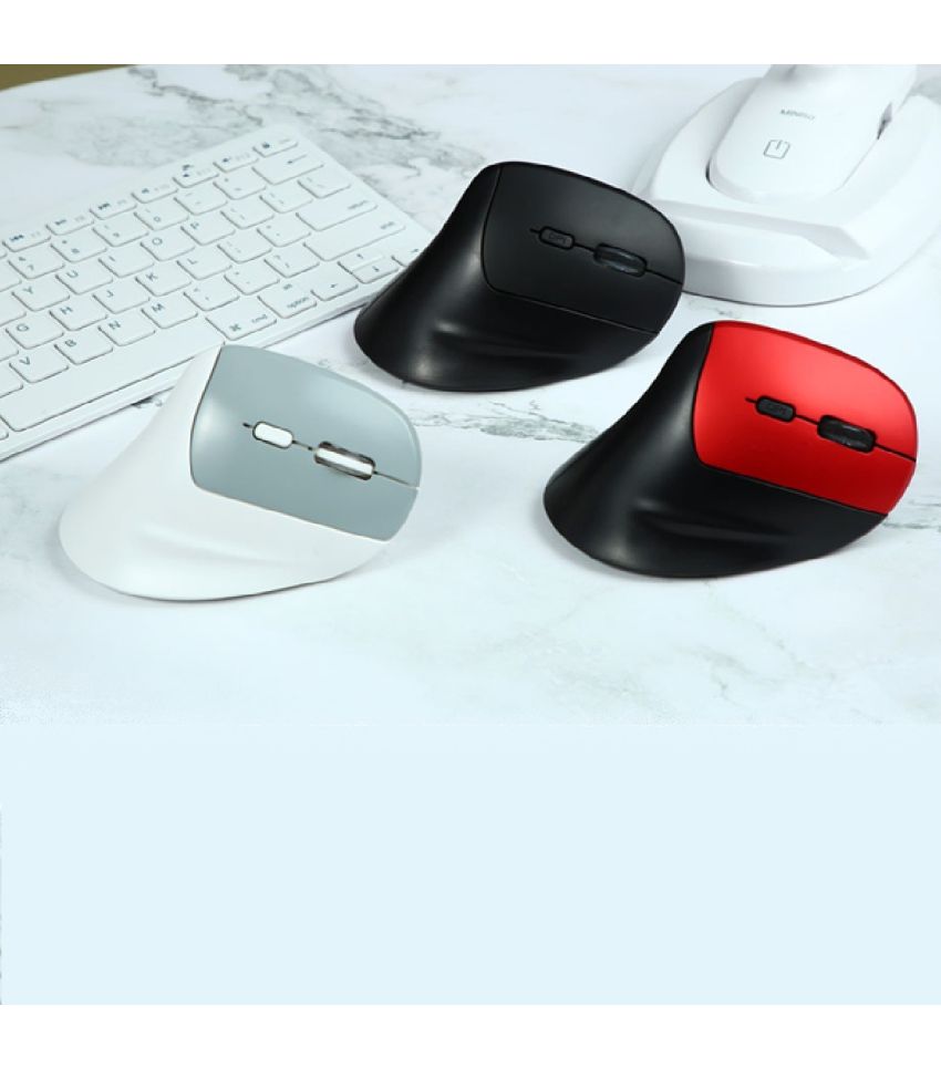 MINISO Ergonomic White Wireless Mouse