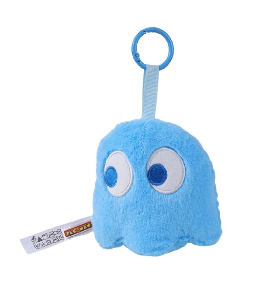 Pacman Inky 4 Inch Plush Pendant