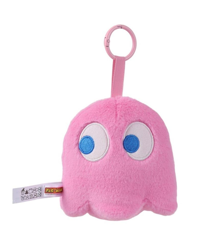 Pacman Pinky 4 Inch Plush Pendant