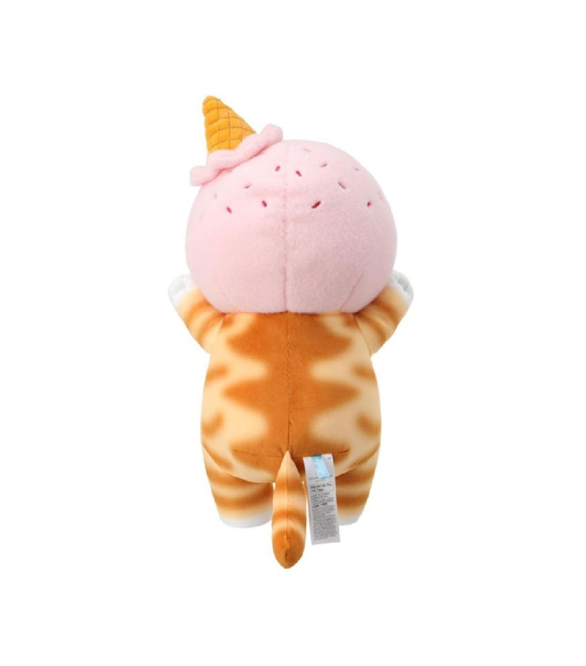 Mofusand Ice Cream Collection Pink Hat Big Plush Soft Toy