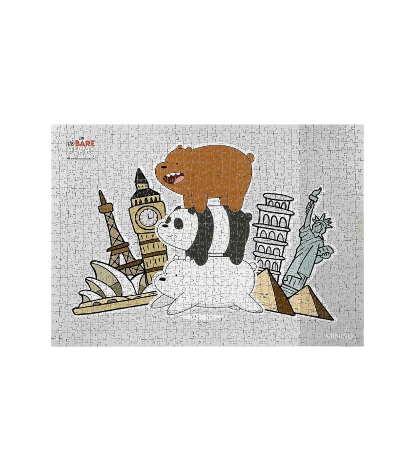 We Bare Bears Places of Interest 1000 Pieces Puzzle