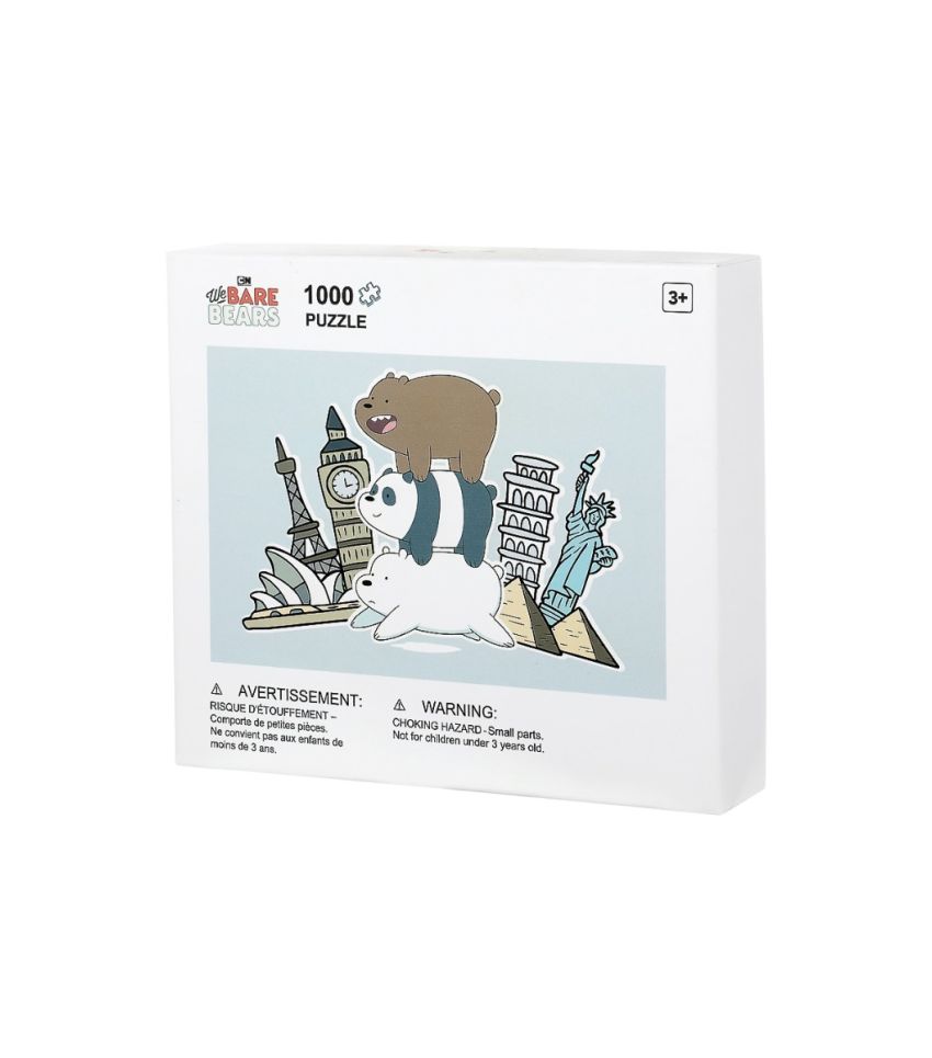 We Bare Bears Places of Interest 1000 Pieces Puzzle