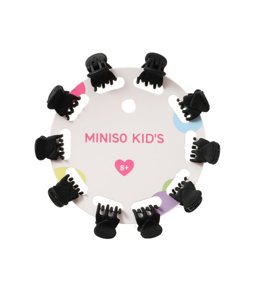 MINISO Matte Mini Hair Claw Clips 10 Pieces