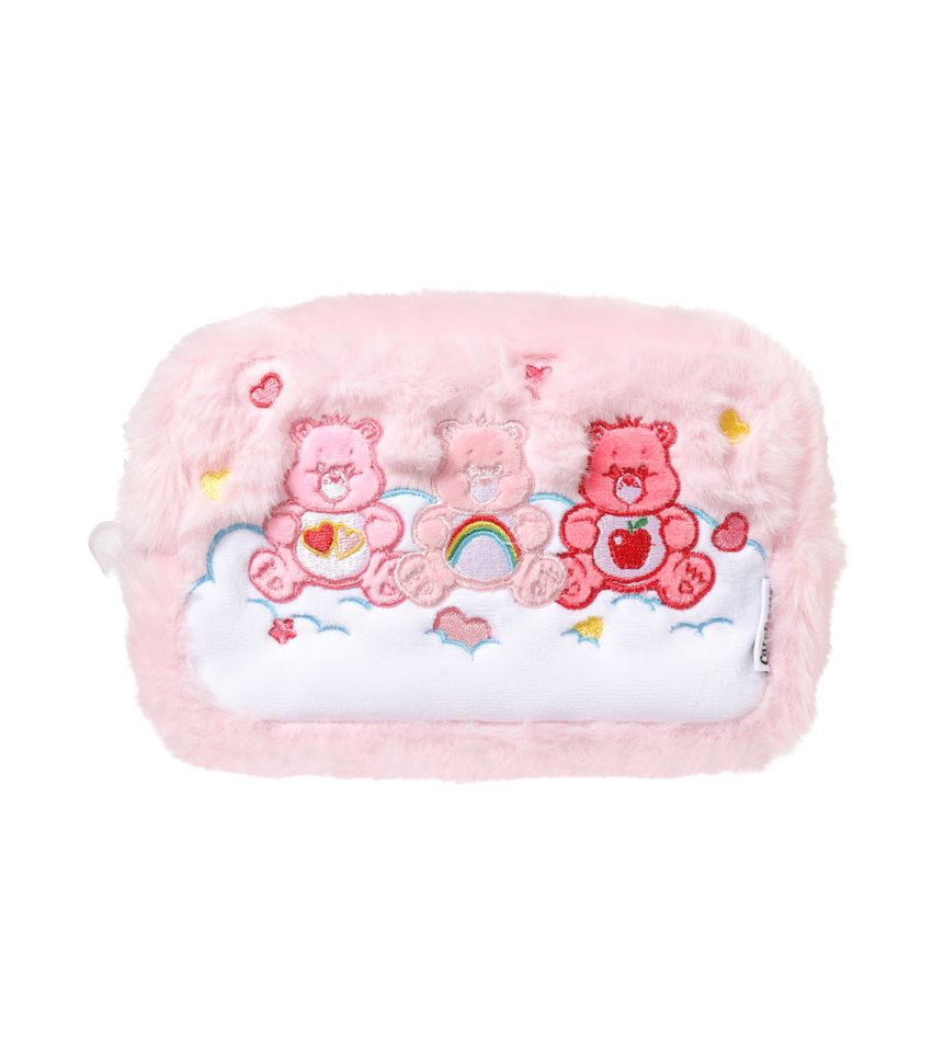 Care Bears Pink Paradise Plush Cosmetic Bag Pink