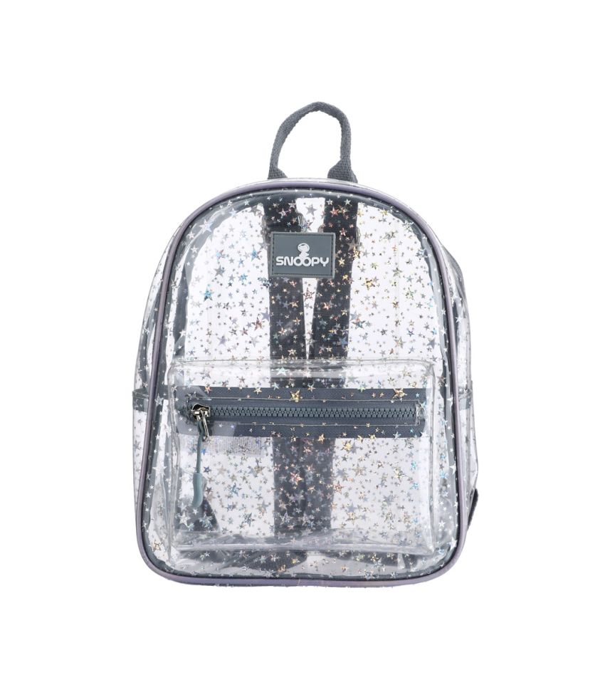 Snoopy The Little Space Explorer Grey Backpack