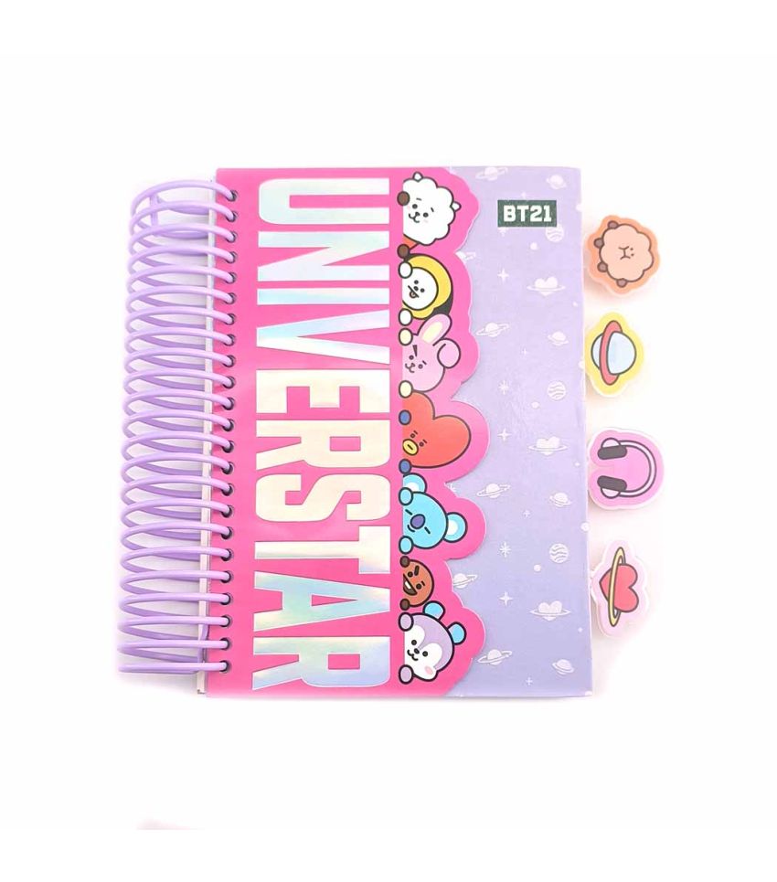 BT21 Collection A5 Big Wire-Bound Book (80 Sheets)