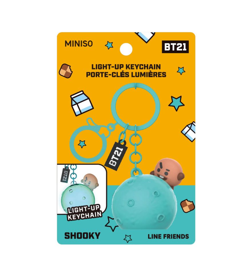 BT21 Collection Shooky Light Up Keychain