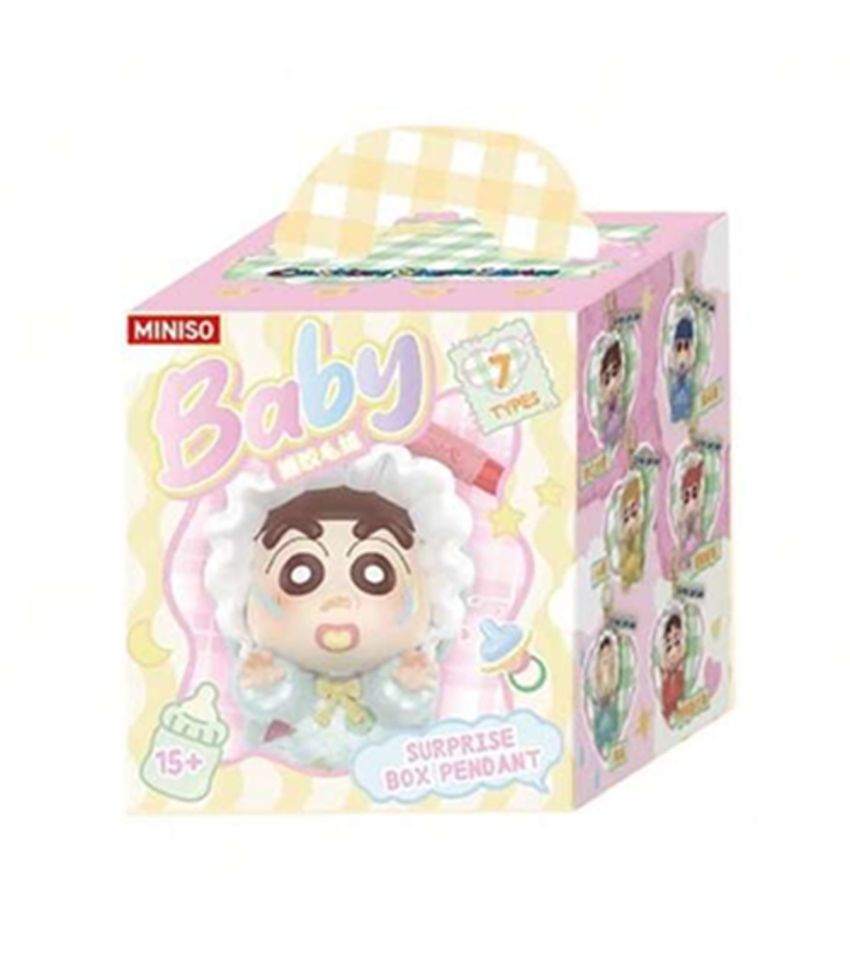 Crayon Shinchan Vinyl Plush Pendant Surprise Blind Box