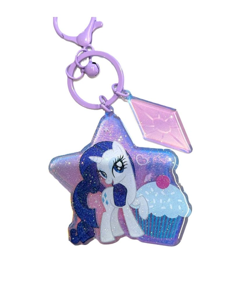 My Little Pony Rarity Acrylic Keychain