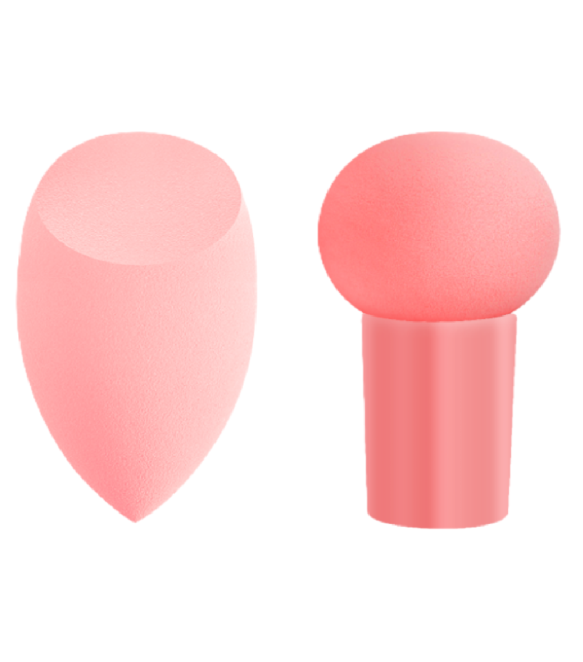 miniso-peach-pink-makeup-puff-sponge-miniso