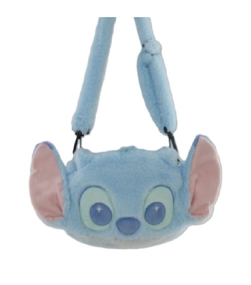 Lilo & Stitch Collection Stitch Crossbody Head-Shape Plush Coin Purse
