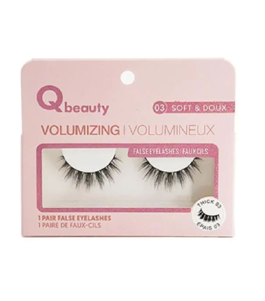 Qbeauty Volumising 1 Pair Thick False Eyelashes 03