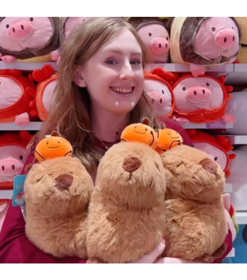 Capybara 28cm Standing Plush Soft Toy 