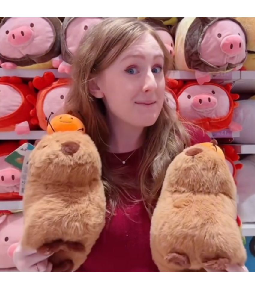 Capybara 28cm Standing Plush Soft Toy 