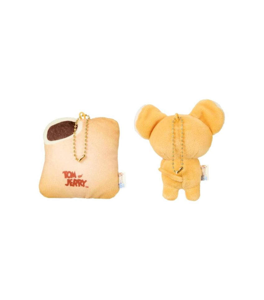 Tom & Jerry Gokko Series Couple Jerry & Toast Plush Pendant