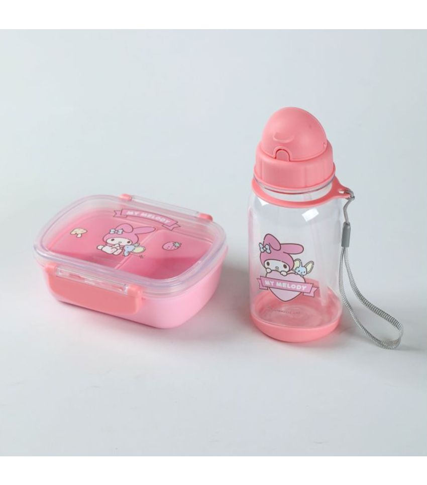 Sanrio Hello Kitty & Friends My Melody Bento Box & Water Bottle Set
