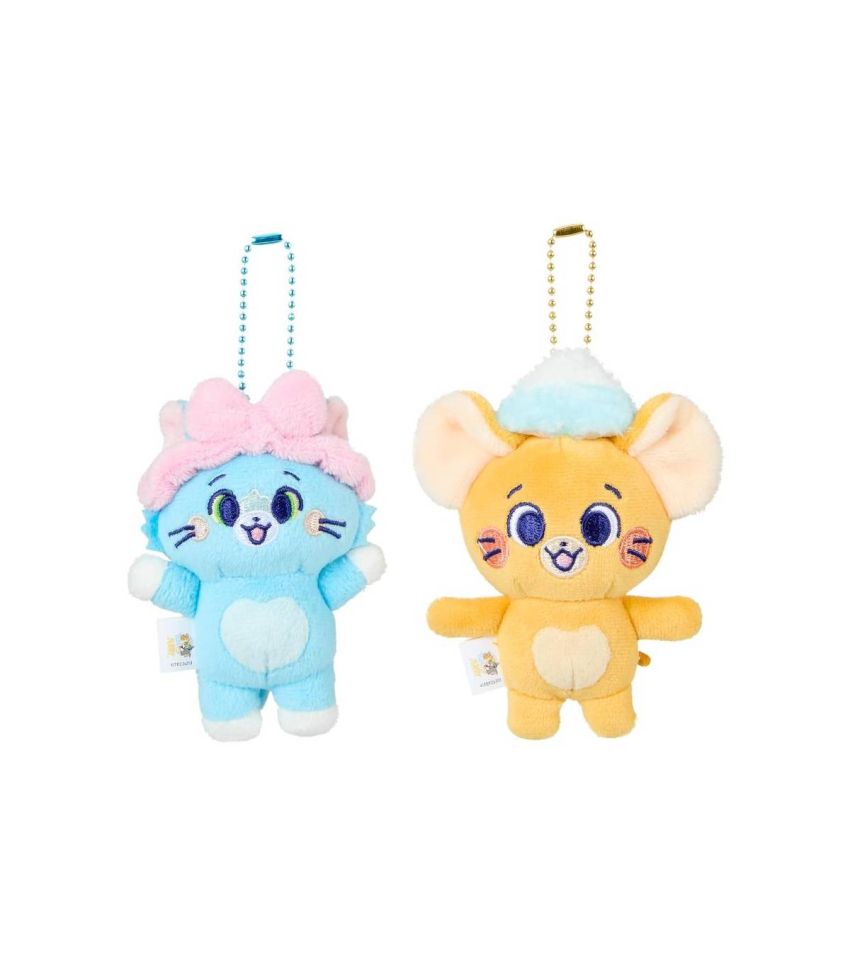 Tom & Jerry Gokko Series Bowknot Tom Couple Plush Pendant