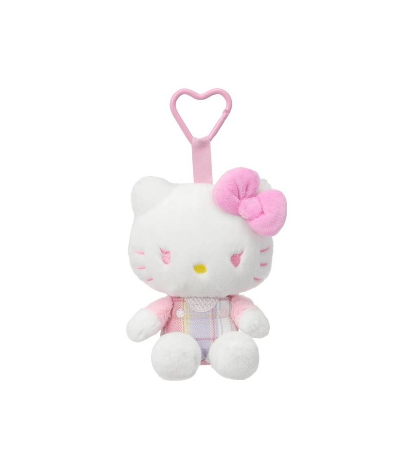 Sanrio Hello Kitty & Friends Sitting Hello Kitty 3.5 Inch Pink Plush Soft Toy Pendant