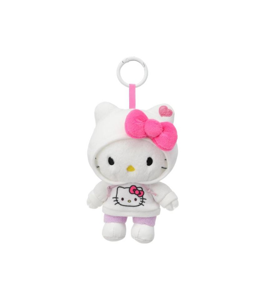 Sanrio Hello Kitty & Friends Hello Kitty Citywalk Collection 6 Inch Hoodie Plush Pendant