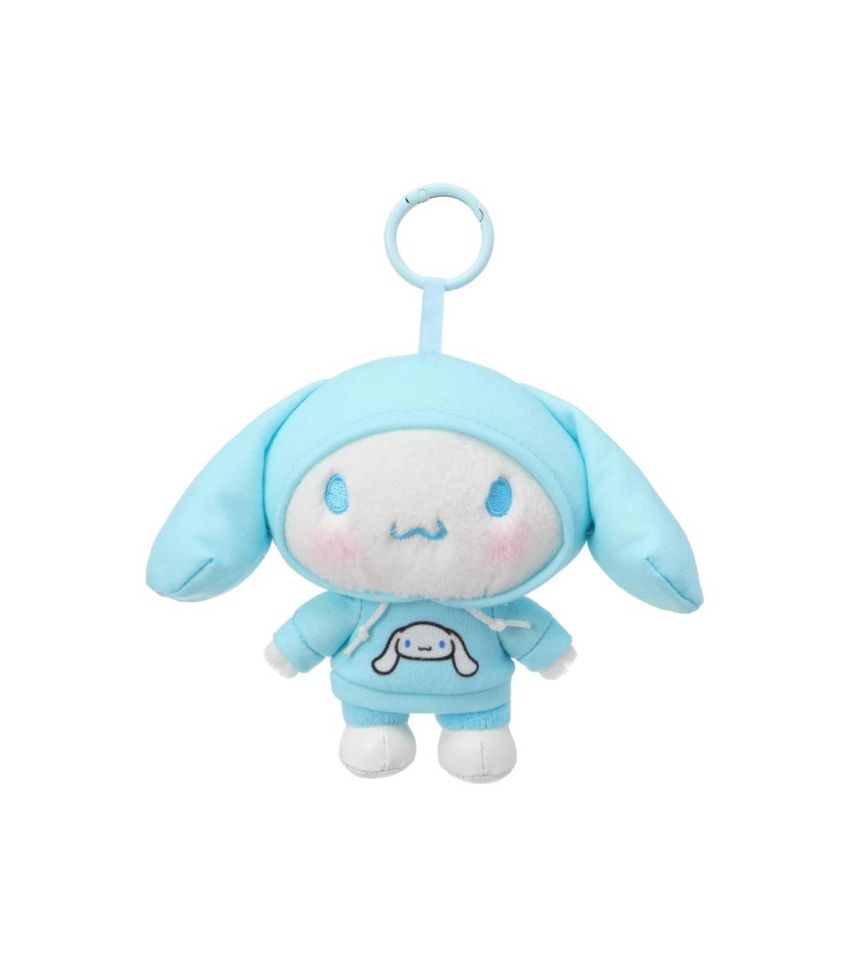 Sanrio Hello Kitty & Friends Cinnamoroll Citywalk Collection 4 Inch Hoodie Plush Pendant