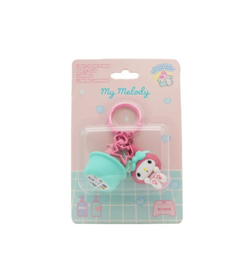 Sanrio My Melody Bath Series Light-up Keychain