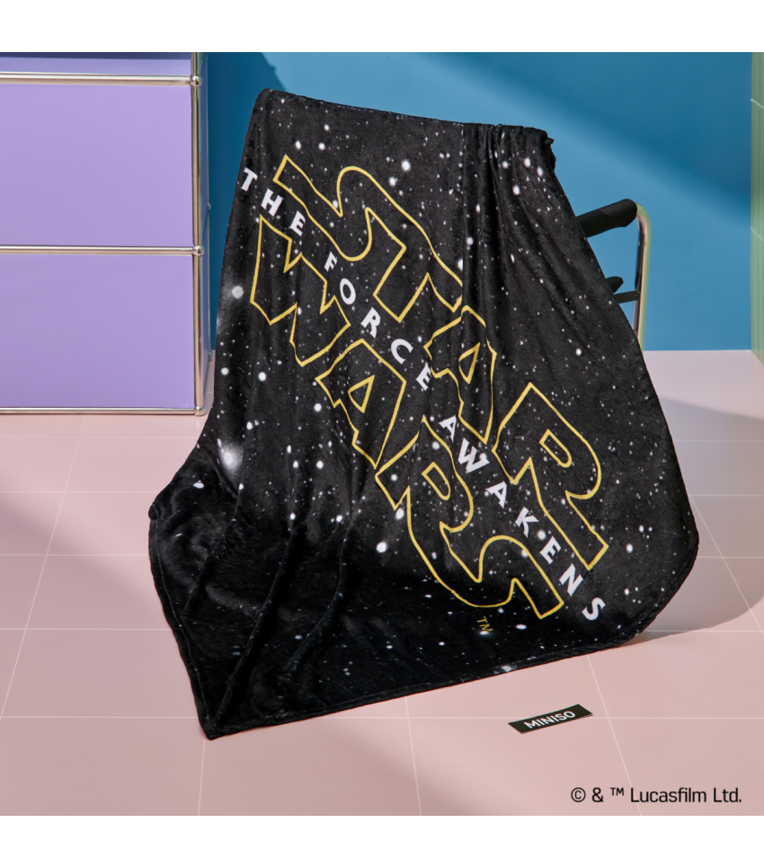 Star Wars The Force Awakens Large Printed Throw Blanket