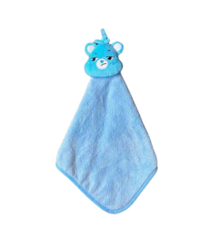 Care Bears Collection Blue Plush Head Hand Towel