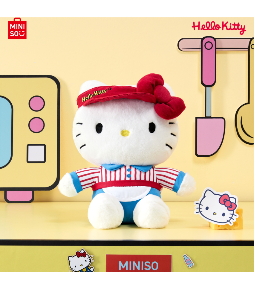 Sanrio Hello Kitty & Friends Retro Diner 12 Inch Cook Plush Soft Toy