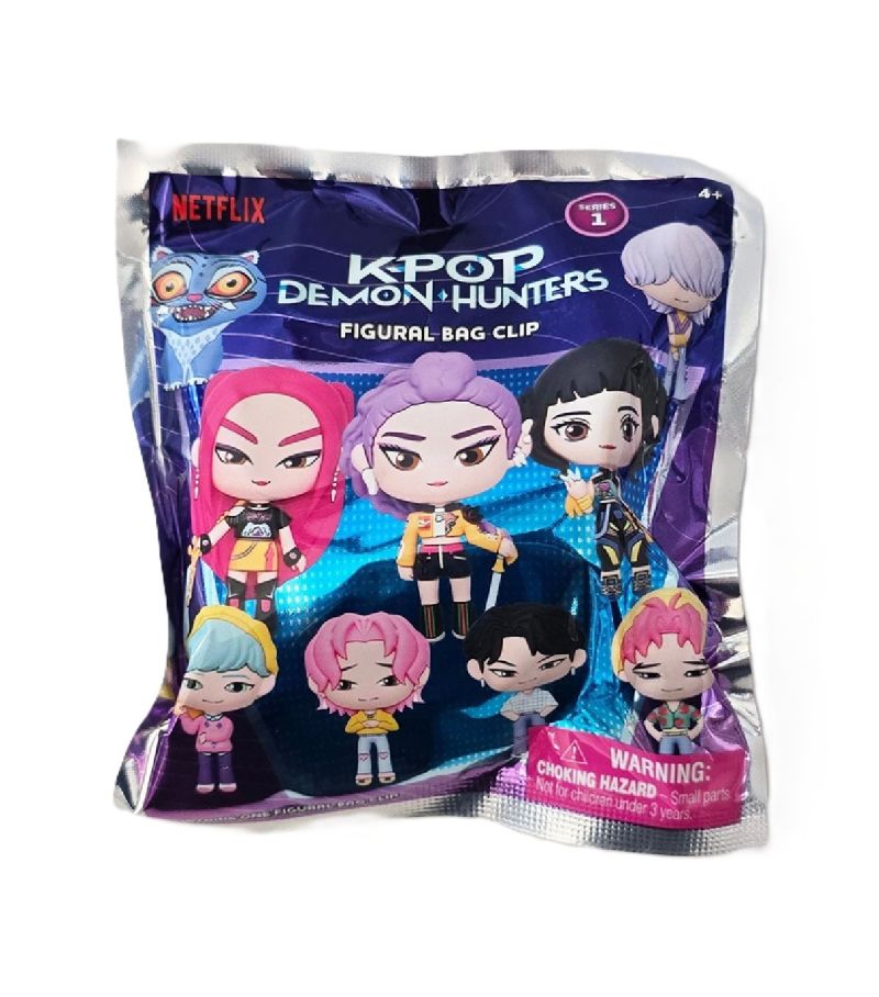 Netflix K-Pop Demon Hunters Series 1 3D Keychain Bag Clips Blind Box Bag